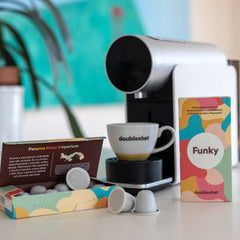 Doubleshot Funky Kaffeekapseln, Panama Specialty Coffee, 10 Stück