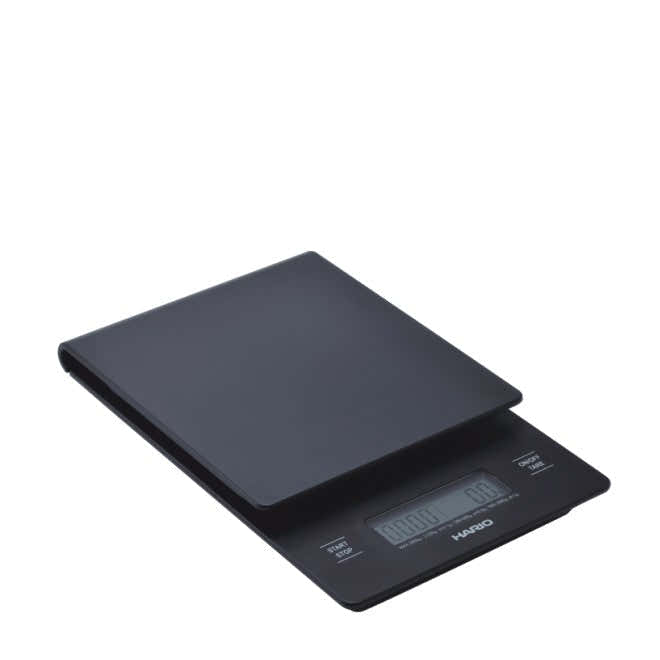AeroPress Go Kaffeebereiter und Waage Hario Drip Scale - Barista Set