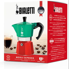 Bialetti Moka Express Italia Tricolore | Original Espressokocher